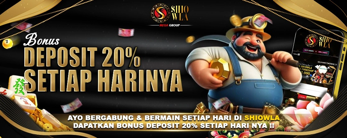 BONUS DEPOSIT SETIAP HARI 20%